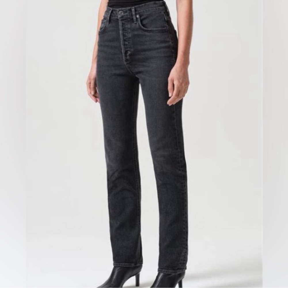 AGOLDE Freya High Rise Slim Jeans Size 27 - Picture 3 of 15